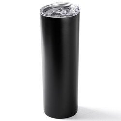 SİYAH PASLANMAZ ÇELİK DÜZ TERMOS 600ML - Tantitoni