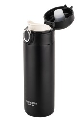 SİYAH PASLANMAZ ÇELİK TERMOS 400ML - TANTİTONİ