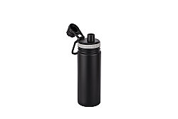 SİYAH PASLANMAZ ÇELİK SU ŞİŞESİ 530ML - DİĞER (1)