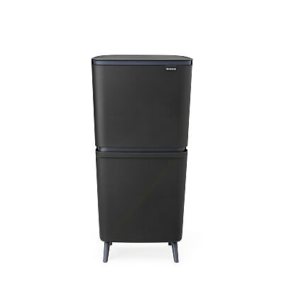 SORT UP RECYCLE HI DARK GREY İKİ BÖLMELİ ÇÖP KUTUSU 20+25L - 1