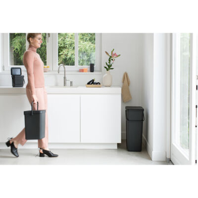 SORT&GO RECYCLE GREY ÇÖP KOVASI 40L - 3