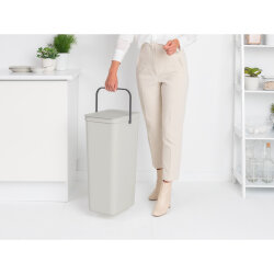 SORT&GO RECYCLE LIGHT GREY ÇÖP KOVASI 40L - 3