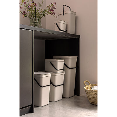 SORT&GO SOFT BEIGE ÇÖP KOVASI 6L - 6
