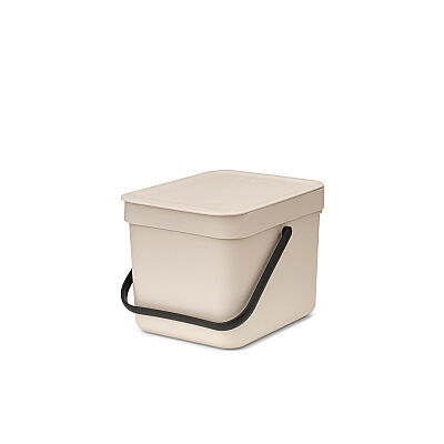 SORT&GO SOFT BEIGE ÇÖP KOVASI 6L - 1