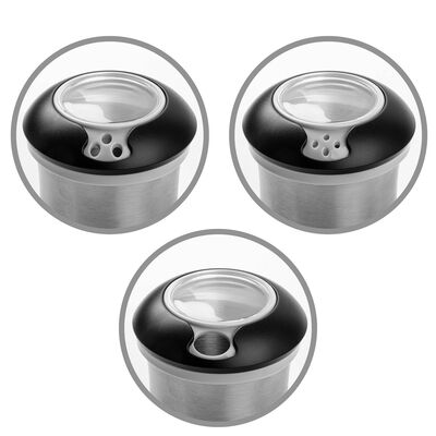 STANDLI 6LI PASLANMAZ ÇELİK BAHARATLIK SETİ 110ML - 2
