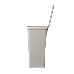STEPUP MID GREY PLASTİK PEDALLI ÇÖP KUTUSU 40L - 3