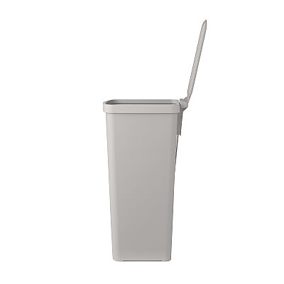 STEPUP MID GREY PLASTİK PEDALLI ÇÖP KUTUSU 40L - 3