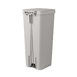 STEPUP MID GREY PLASTİK PEDALLI ÇÖP KUTUSU 40L - 4