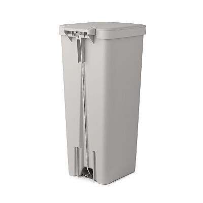 STEPUP MID GREY PLASTİK PEDALLI ÇÖP KUTUSU 40L - 4