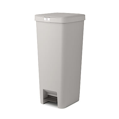 STEPUP MID GREY PLASTİK PEDALLI ÇÖP KUTUSU 40L - 2