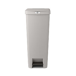 STEPUP MID GREY PLASTİK PEDALLI ÇÖP KUTUSU 40L - BRABANTIA