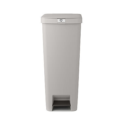 STEPUP MID GREY PLASTİK PEDALLI ÇÖP KUTUSU 40L - 1