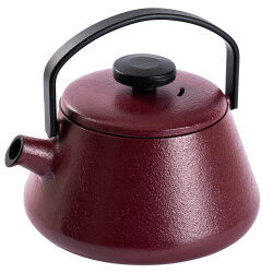 T-TIME AUBERGINE RED DEMİR DÖKÜM DEMLİK - BRABANTIA