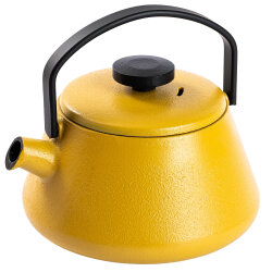 T-TIME MUSTARD YELLOW DEMİR DÖKÜM DEMLİK - BRABANTIA