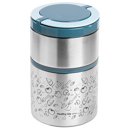 TANTİTONİ MAVİ 2 KATLI TERMOS 930ML - Tantitoni