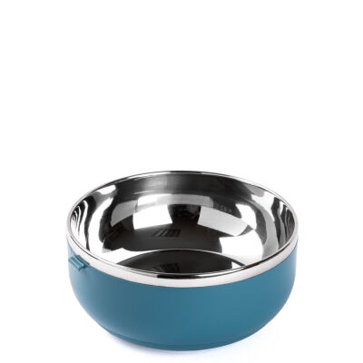 TANTİTONİ MAVİ PASLANMAZ ÇELİK YUVARLAK 2 KATLI ÇATAL VE KAŞIKLI YEMEK TAŞIMA KABI 850ML - 4