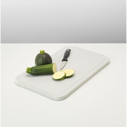 TASTY+ LIGHT GREY KESME TAHTASI VE SERVİS TEPSİSİ 27X43CM - 2