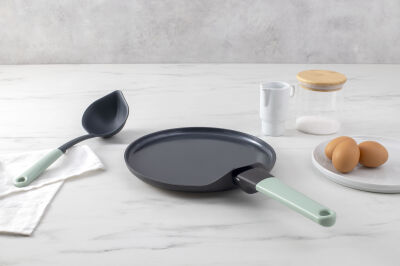 TASTY+ RECYCLED JADE GREEN YAPIŞMAZ PANKEK VE KREP TAVASI 25CM - 2
