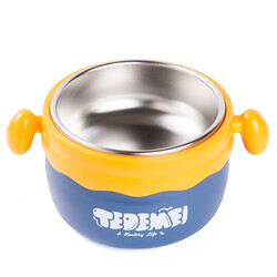 TEDEMEI MOR PASLANMAZ ÇELİK BABY YEMEK TAŞIMA KABI 400ML - Tantitoni (1)