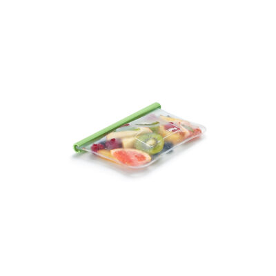 YEŞİL 3LÜ YENİDEN KULLANILABİLİR SİLİKON DÜZ SAKLAMA POŞETİ SETİ - 8