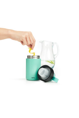 YEŞİL PASLANMAZ ÇELİK TERMOS ŞİŞE 500ML - 3