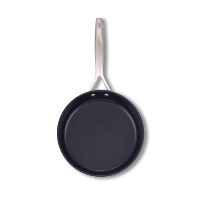 ZENN RECYCLED SİYAH ÇELİK SAPLI TAVA 24CM - 5